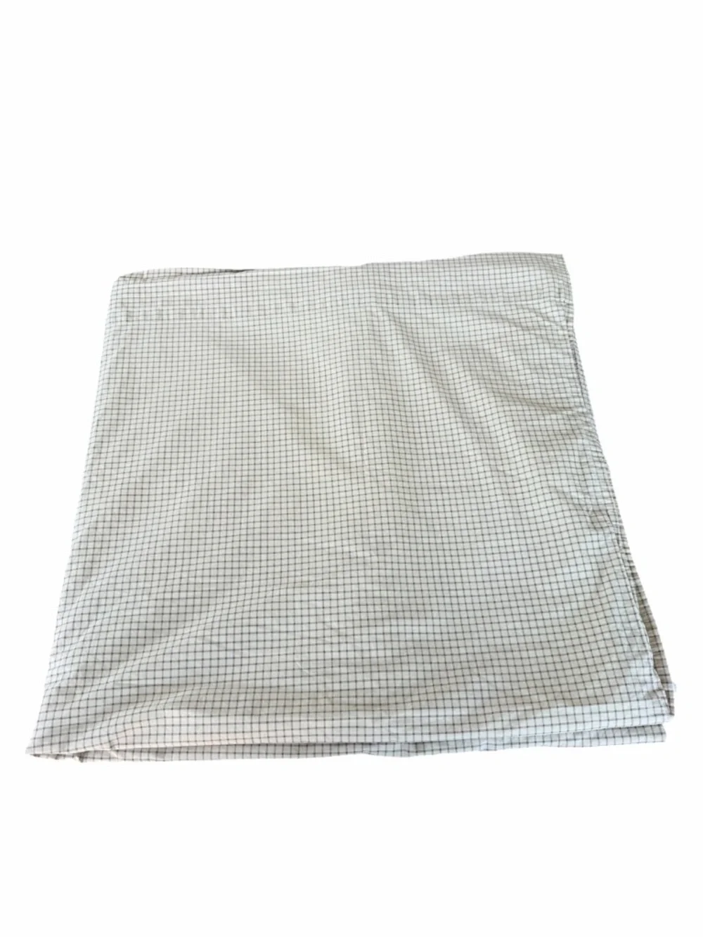 VTG Ralph Lauren Chaps Bramble Tattersall Neutral Plaid 2-Piece King Sheet Set